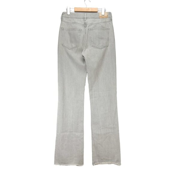 MAVI Victoria High Rise Wide Legs Light Grey Stone wash Denim 100% Cotton sz 26 - Picture 6 of 15
